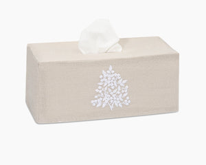 Jardin Classic Linen Long Tissue Box Cover in Six Colors