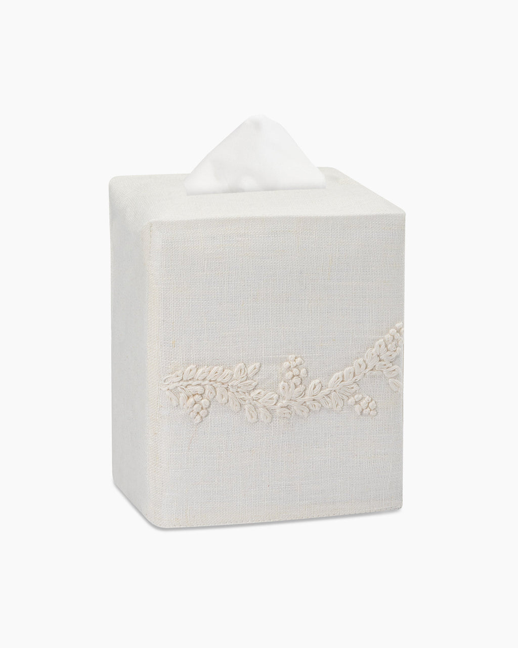Prism Vine Linen Square Tissue Box Cover