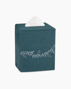 Prism Vine Linen Square Tissue Box Cover