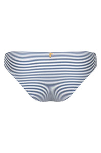 Sunset Waves Bottom in Navy Stripes & Ivory