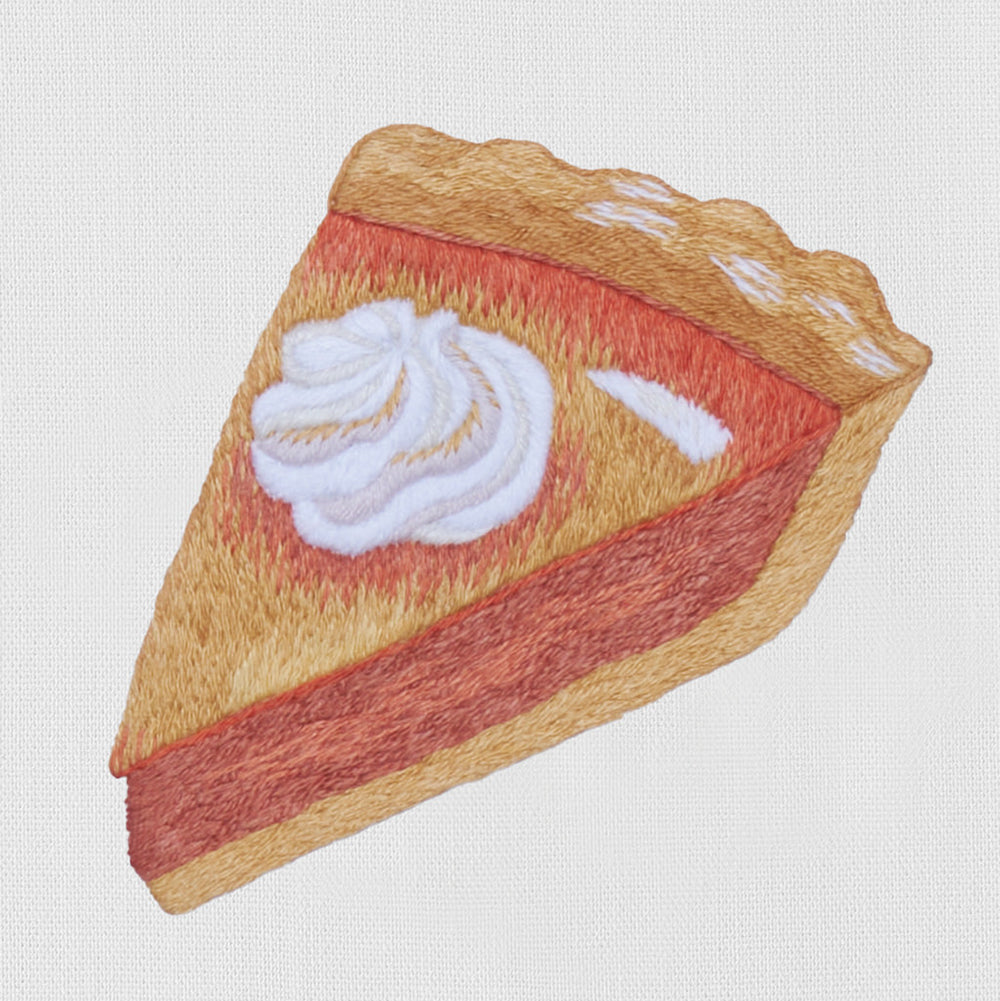 Henry Handwork Pumpkin Pie Slice Towel - Thumbnail 3