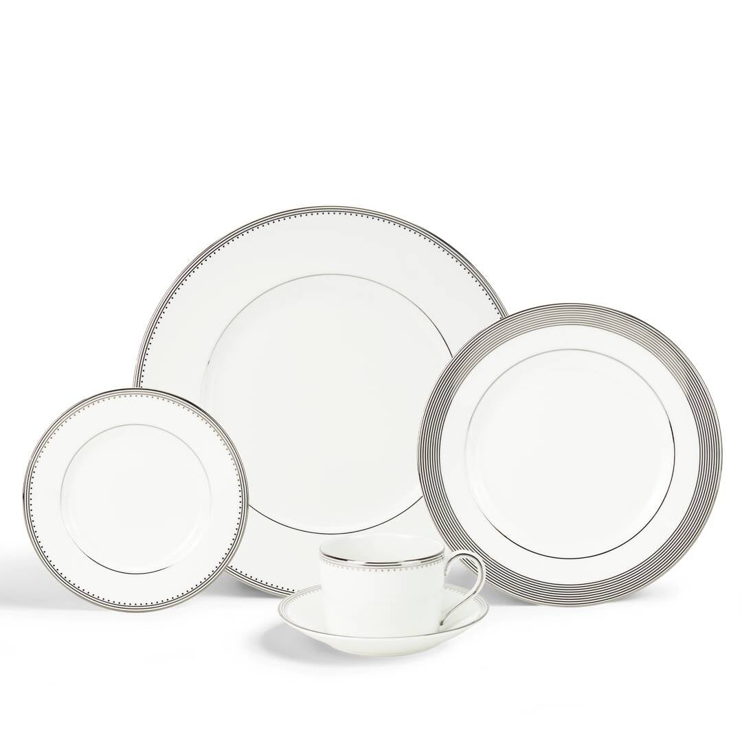 Vera Wang Grosgrain Plate 8"