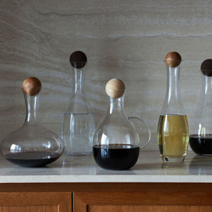 Nature Wine/Water Carafe with Cork Stopper