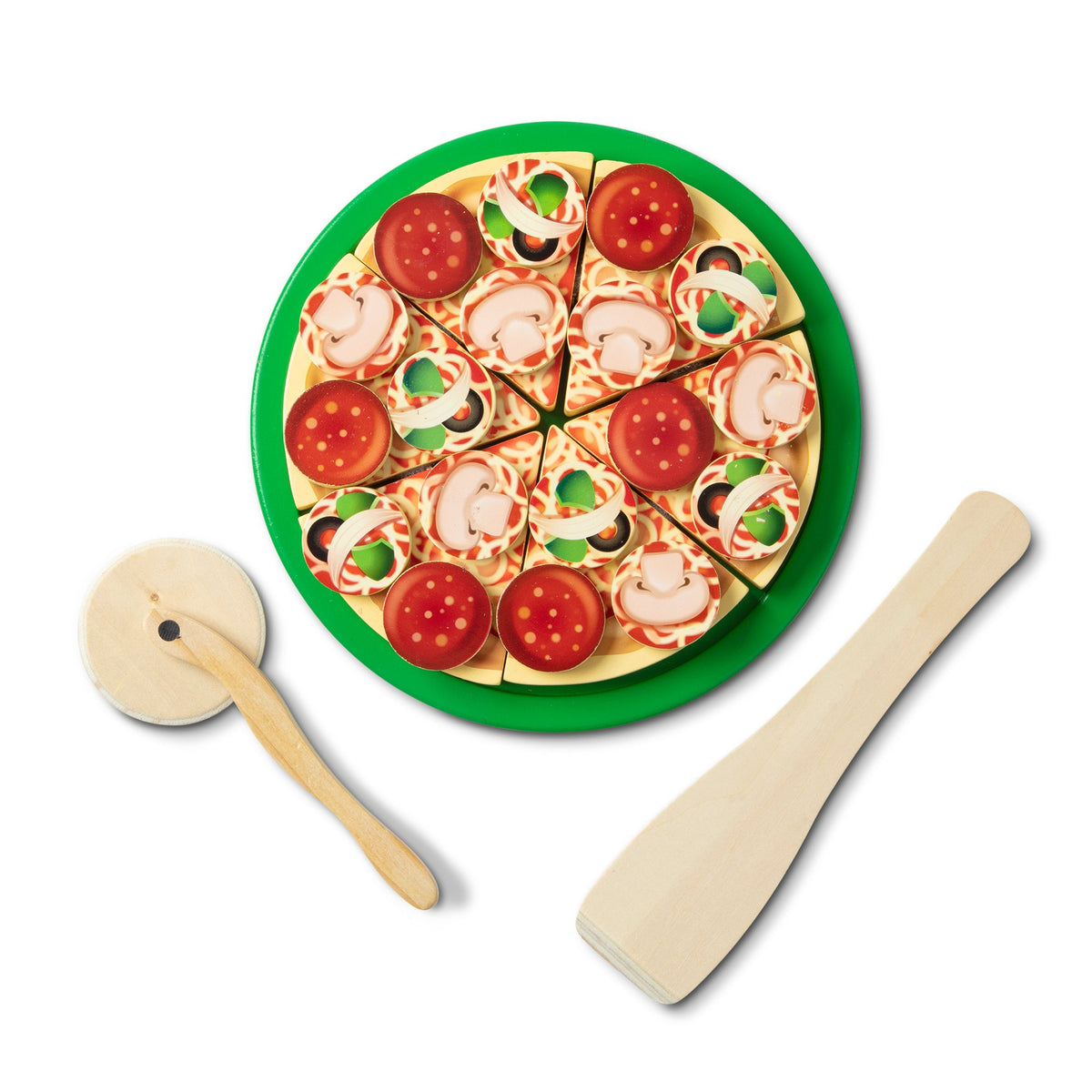 Wooden Pizza Party Play Set