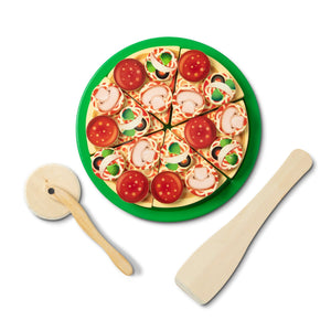Wooden Pizza Party Play Set
