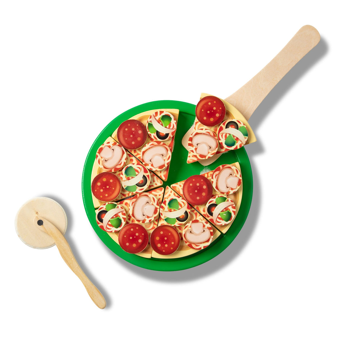 Wooden Pizza Party Play Set