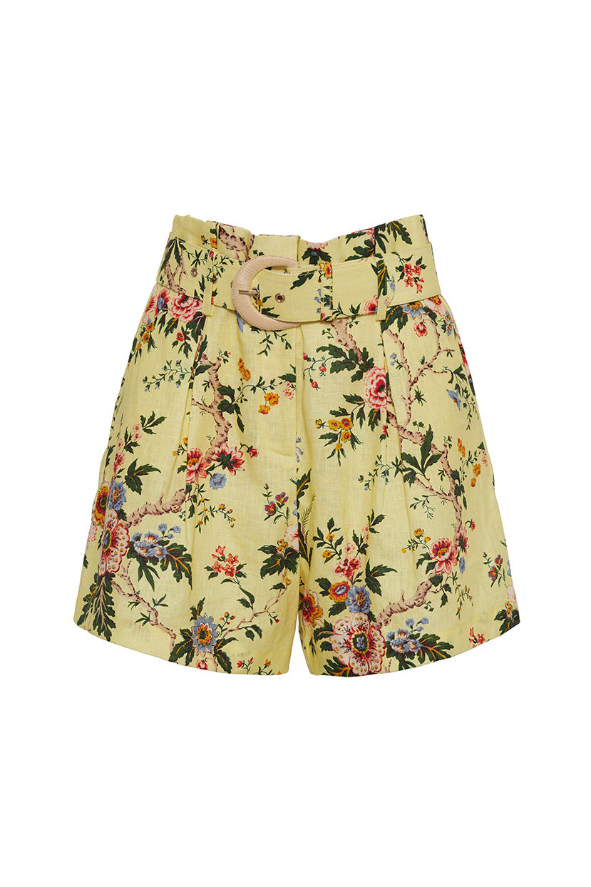 Palmer Shorts in Chintz Yellow