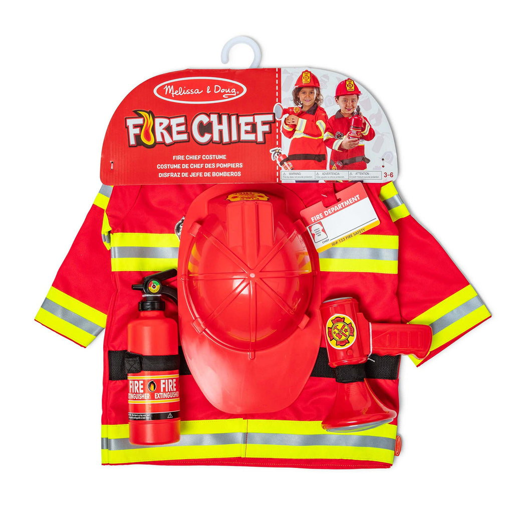 Fire Chief Role Play Costume Set