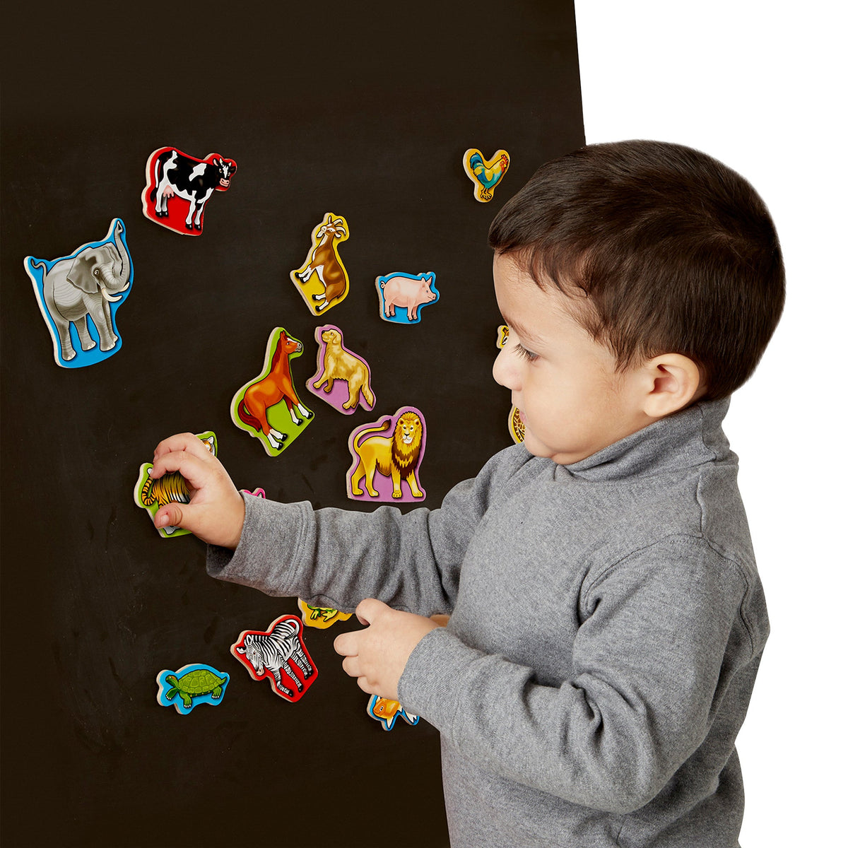 20 Wooden Animal Magnets