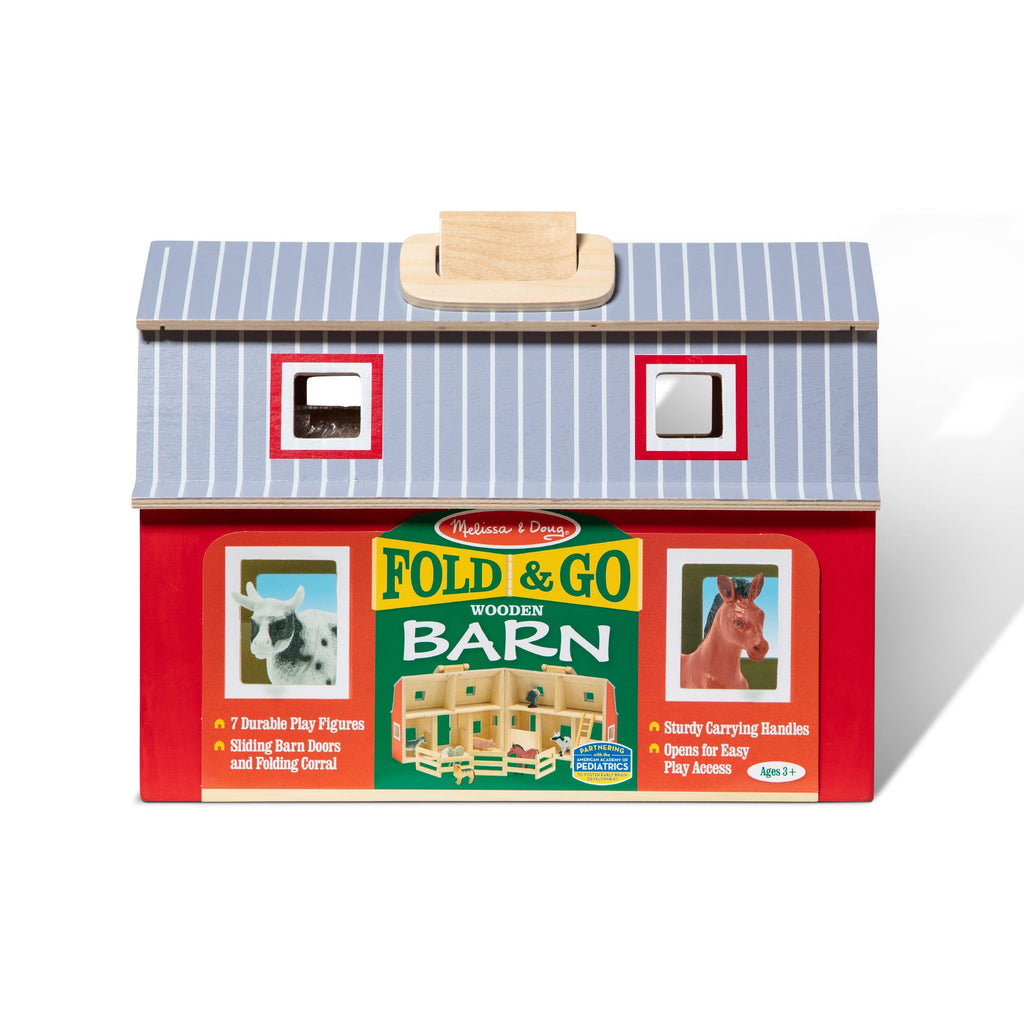 Fold and Go Barn with Farm Animals