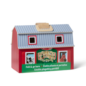Fold and Go Barn with Farm Animals