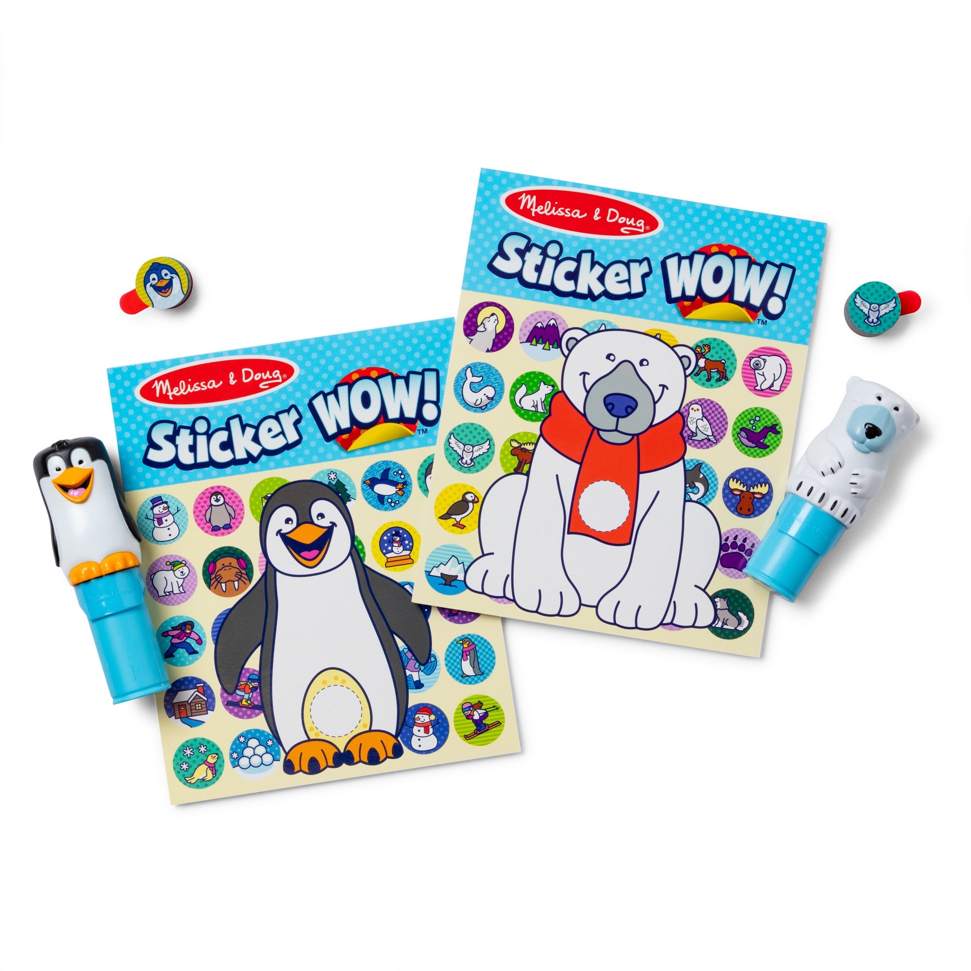 Sticker WOW Activity Pad & Sticker Stamper Value Pack, Winter