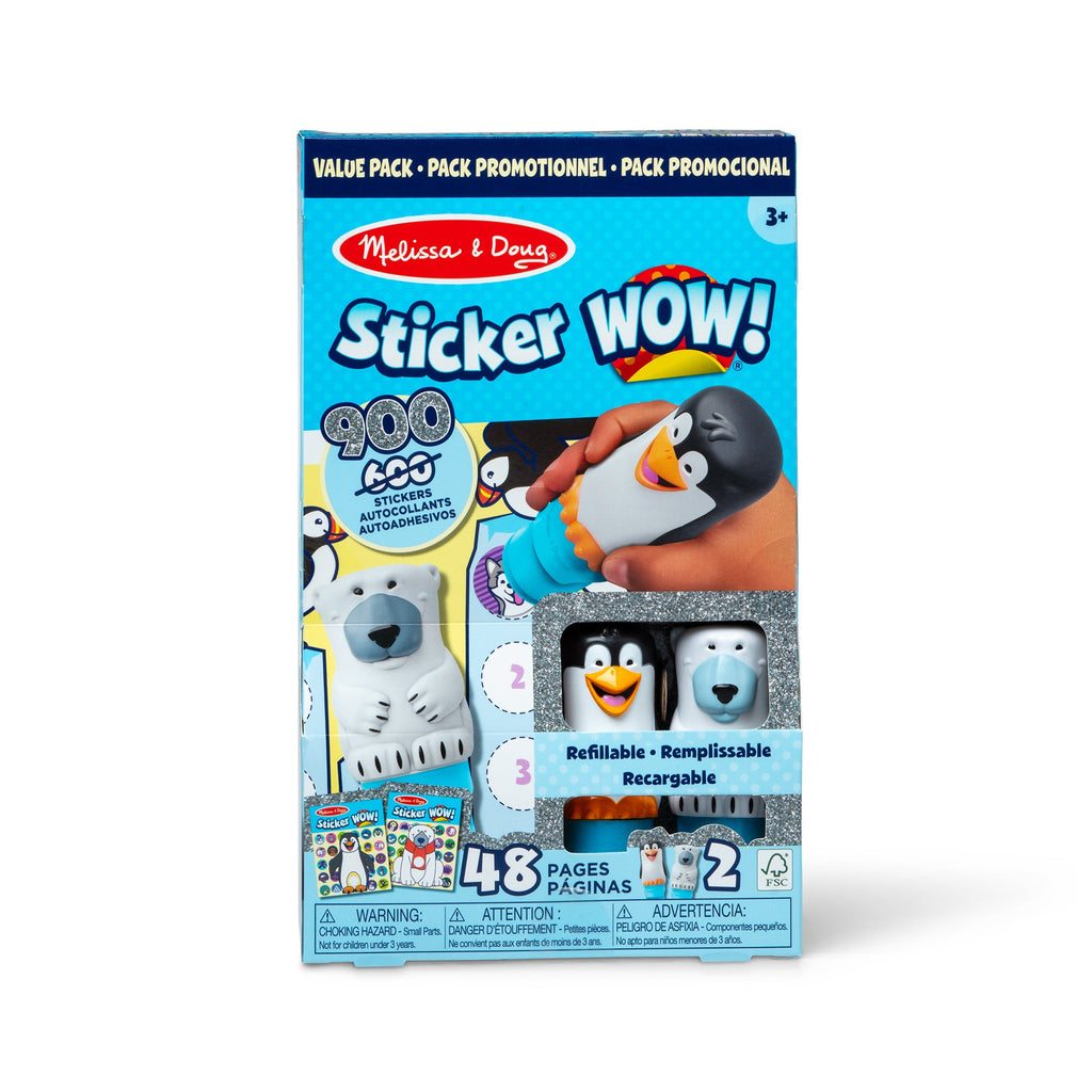 Sticker WOW Activity Pad & Sticker Stamper Value Pack, Winter