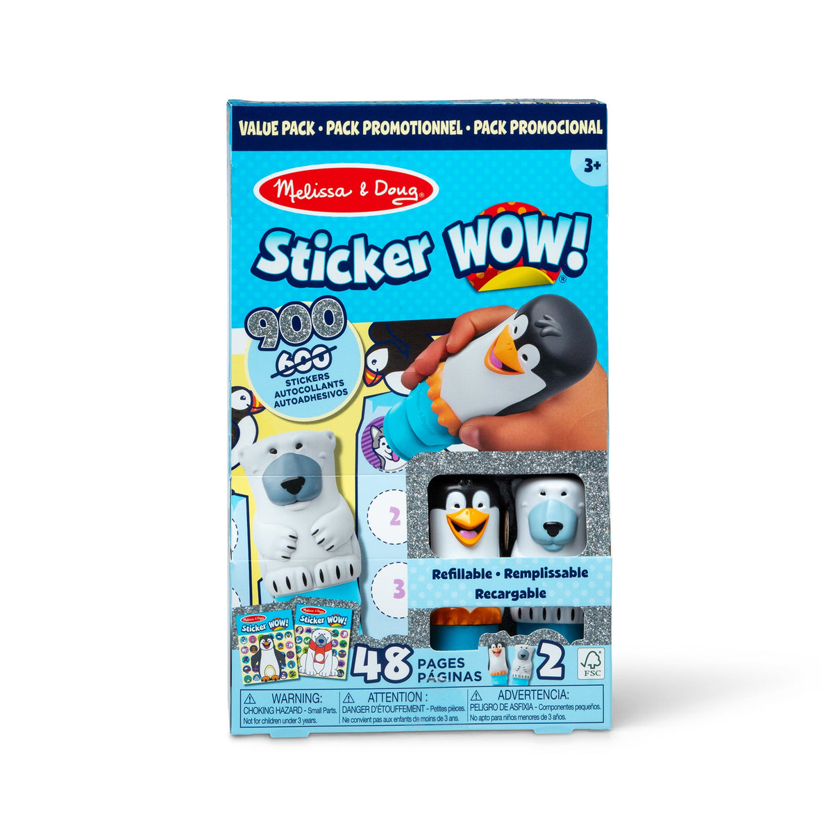 Sticker WOW Activity Pad & Sticker Stamper Value Pack, Winter