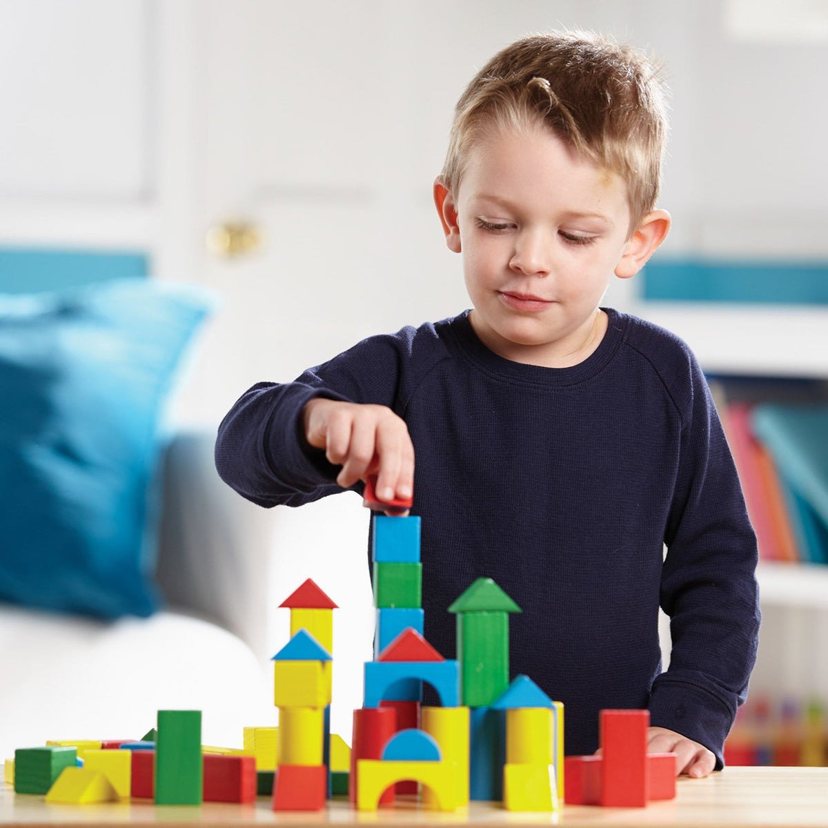 100 Wood Blocks Set