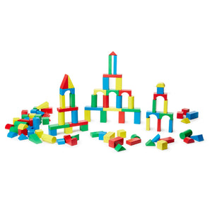 100 Wood Blocks Set