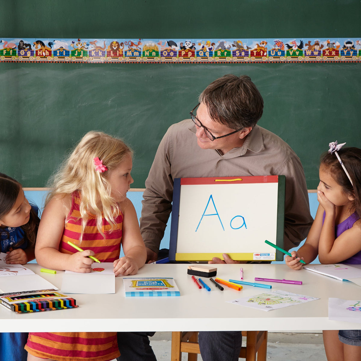 Magnetic Chalkboard & Dry-Erase Board