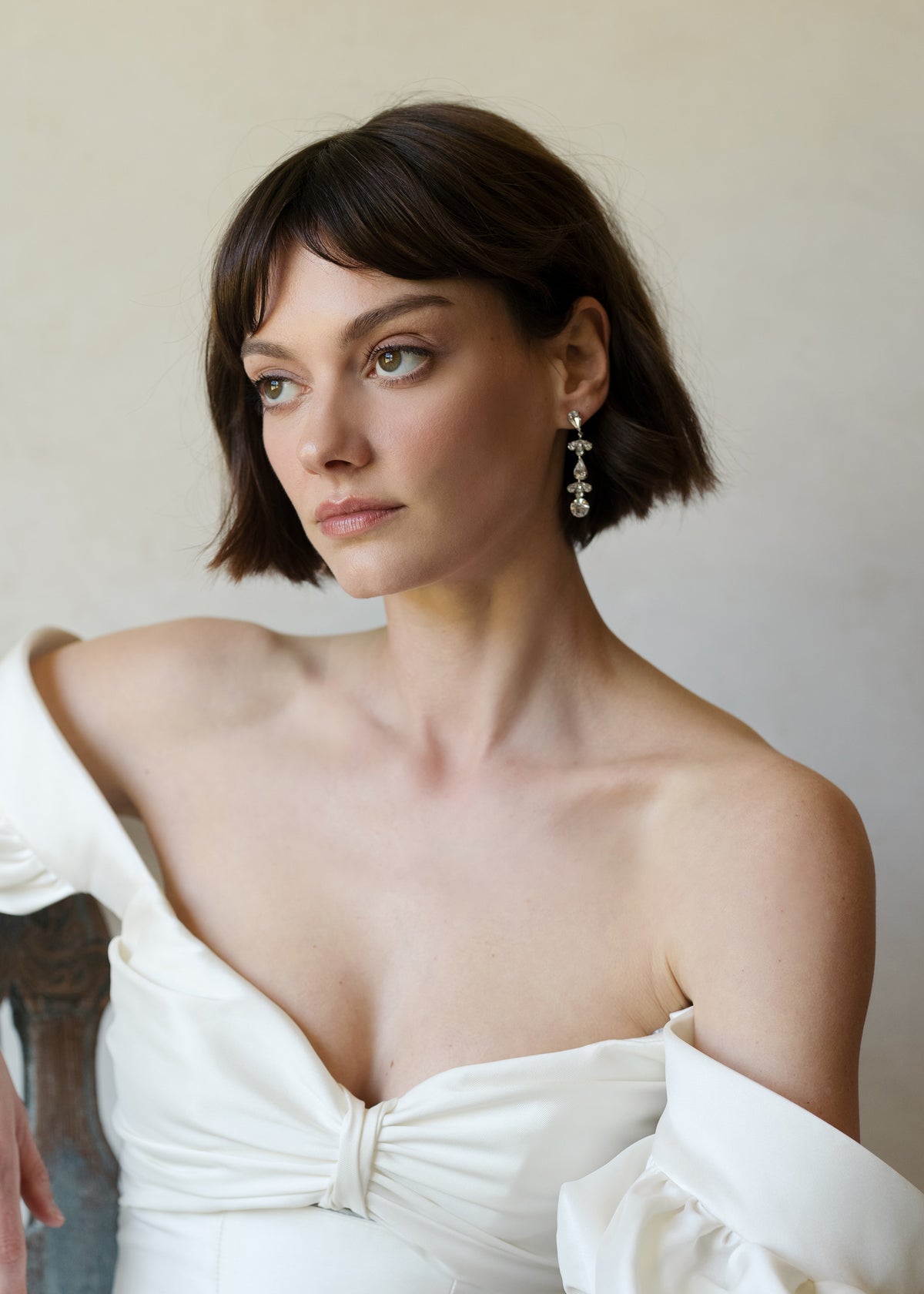 Talita Earrings in Crystal