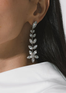 Vianca Earrings in Crystal