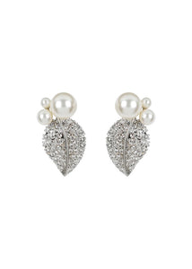 Blanca Earrings in Crystal Pearl