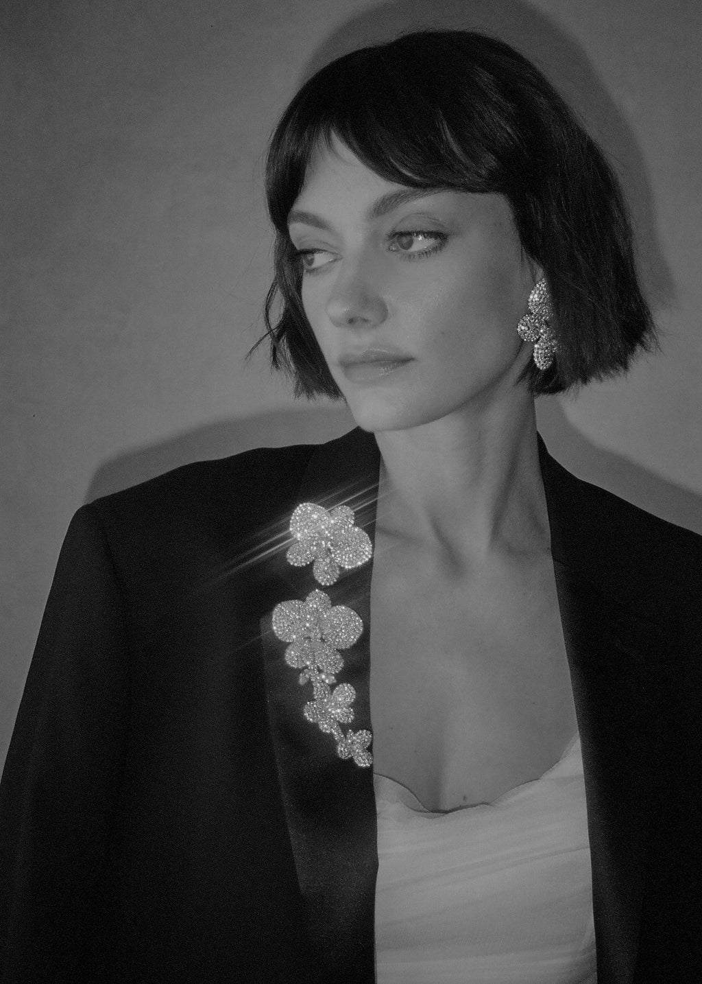 Domenica Brooch in Crystal