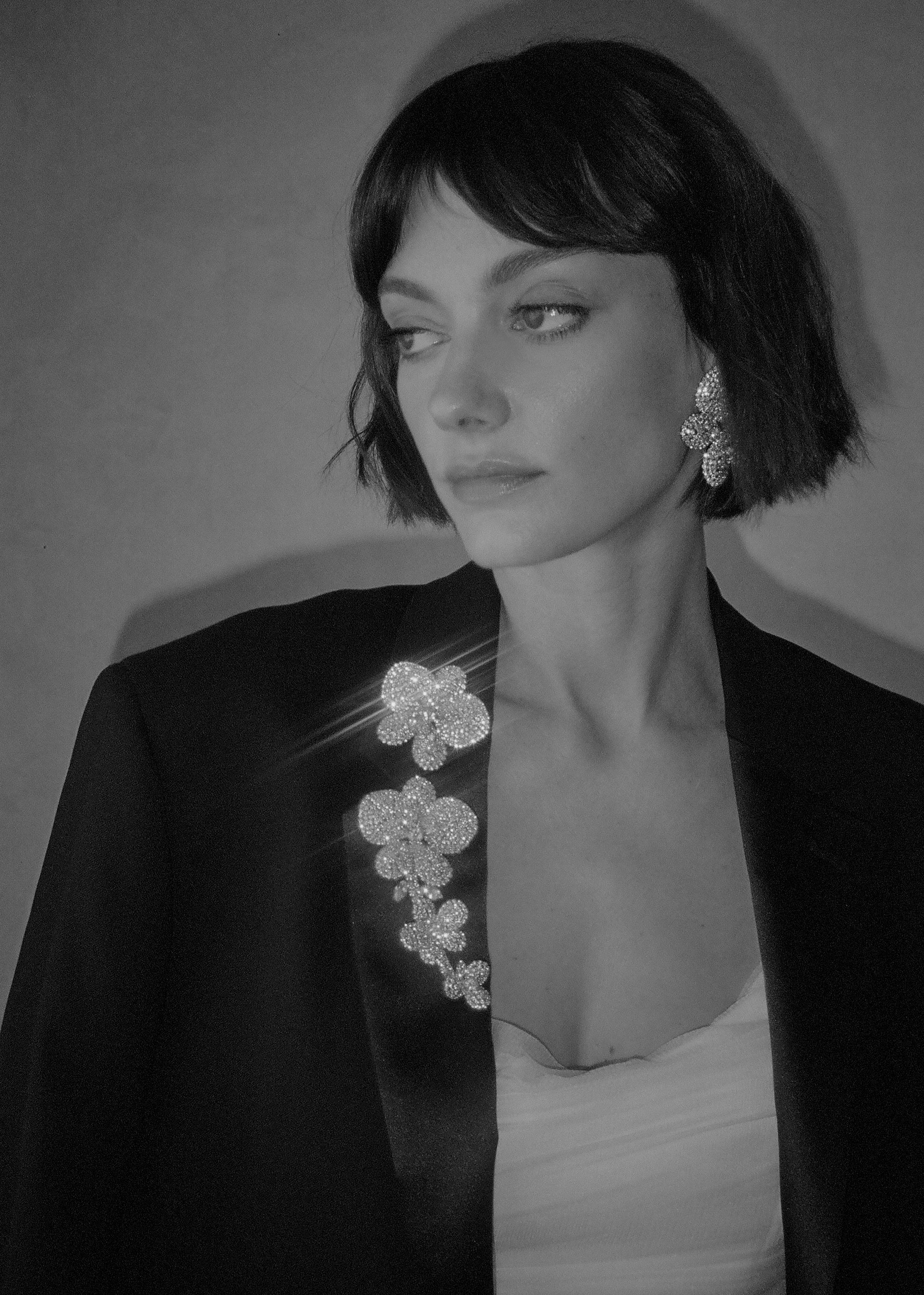 Domenica Brooch in Crystal