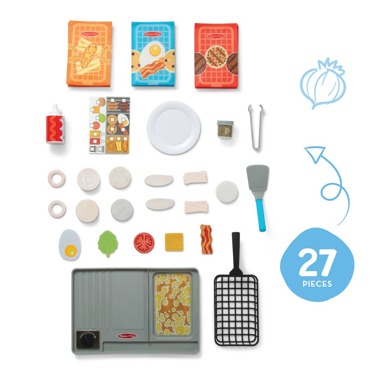 Flip & Fry Grill Play Set w/ Color Changing Water WOW!