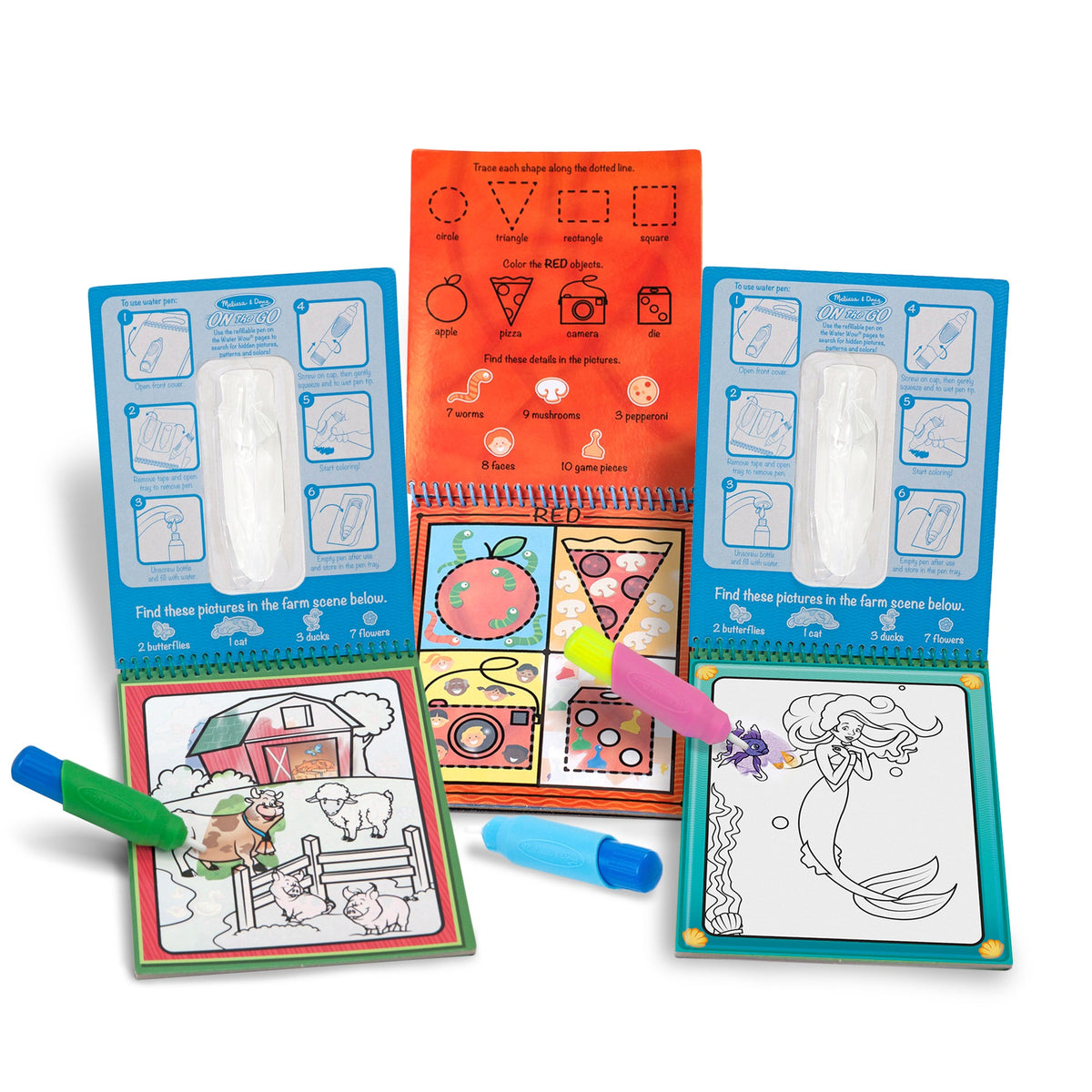 Water WOW! 3-Pack Set: Colors & Shapes, Fairy Tales, Animals