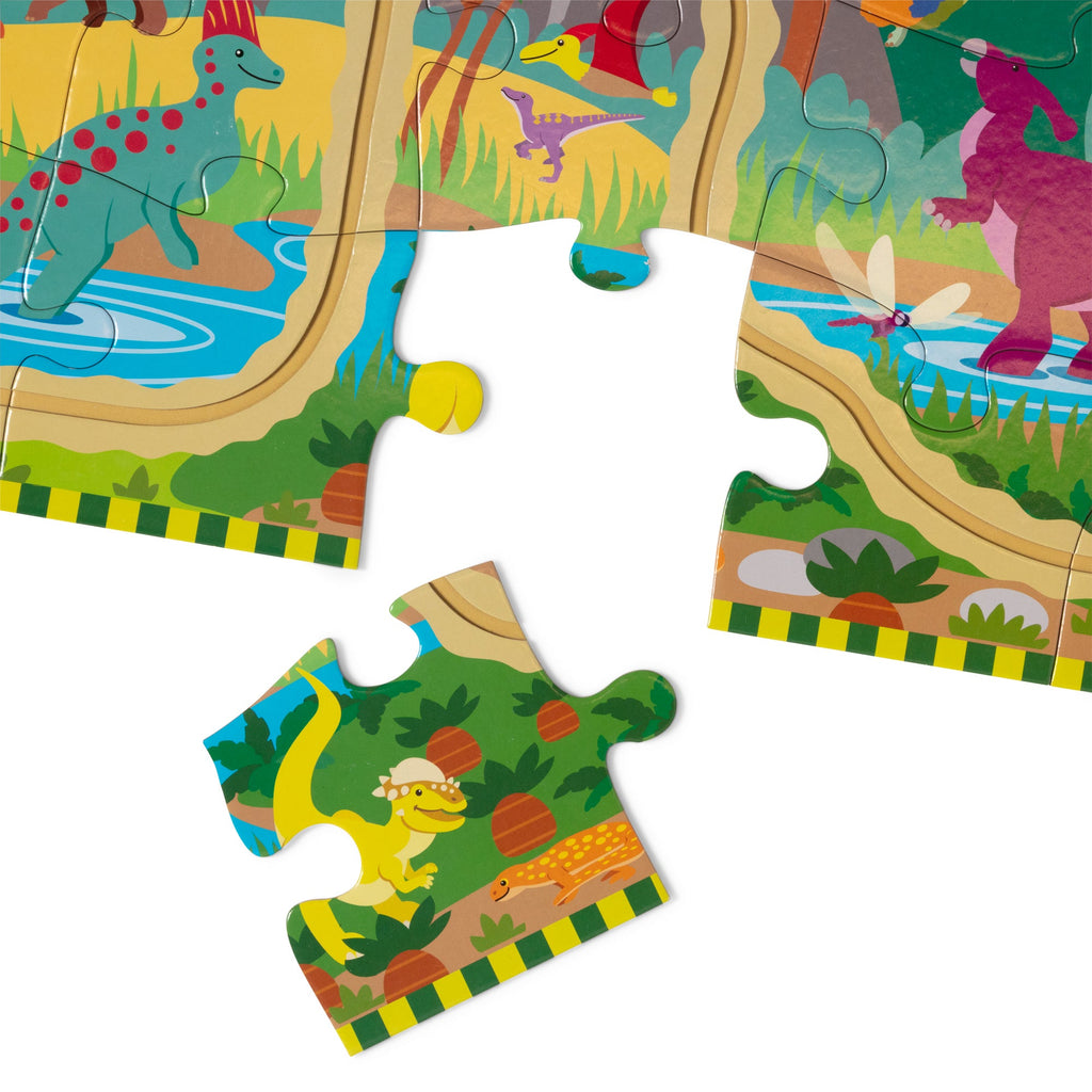 Dinosaur Adventure Tracks Floor Puzzle
