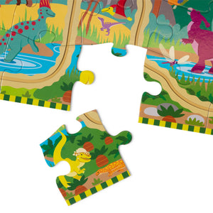 Dinosaur Adventure Tracks Floor Puzzle