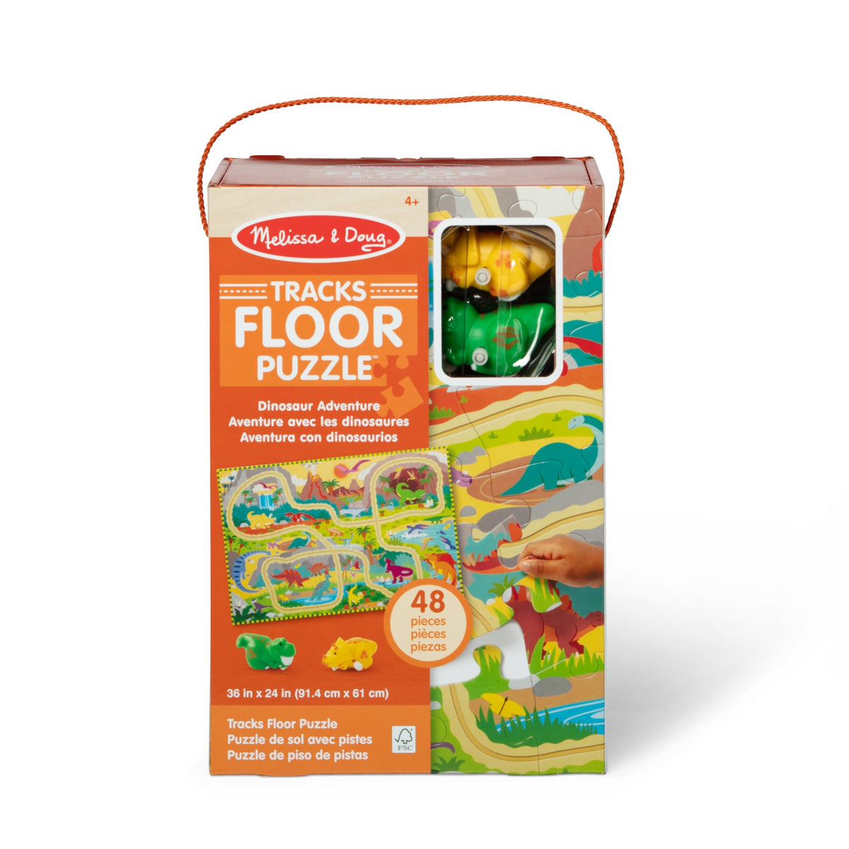 Dinosaur Adventure Tracks Floor Puzzle