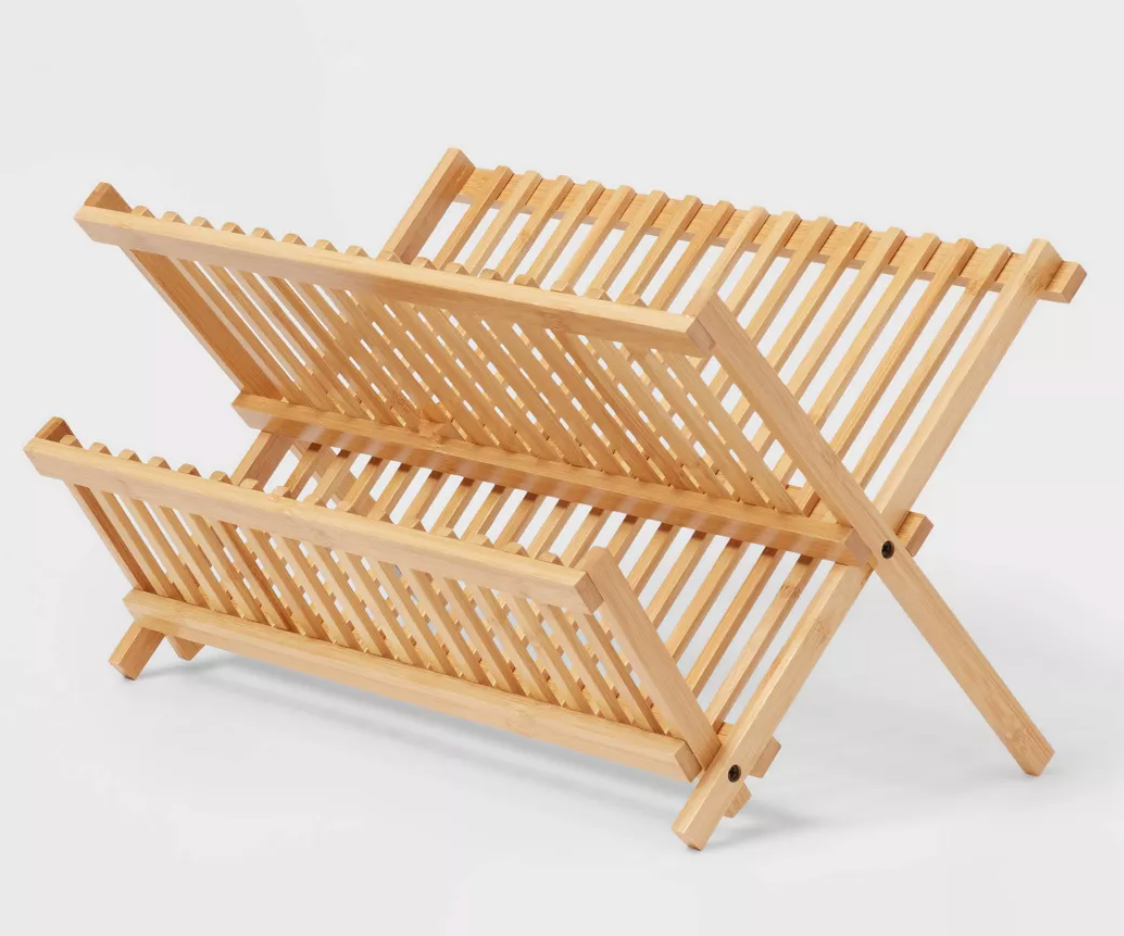 Bamboo Drying Rack Brown