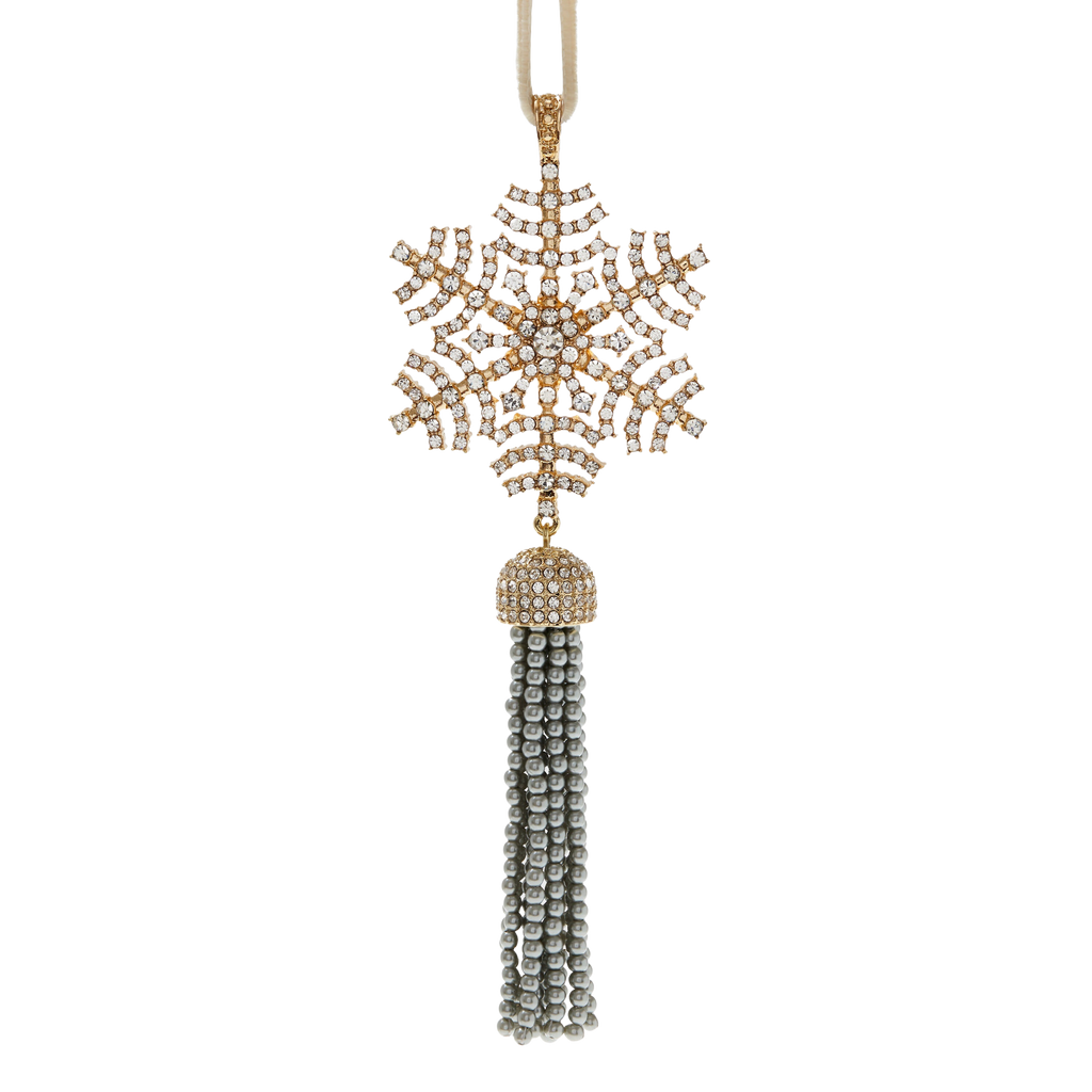 Snowflake Tassel Hanging Ornament