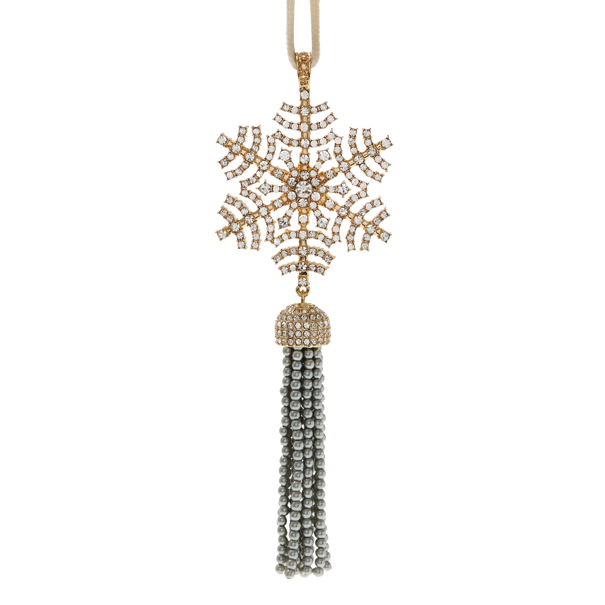 Snowflake Tassel Hanging Ornament