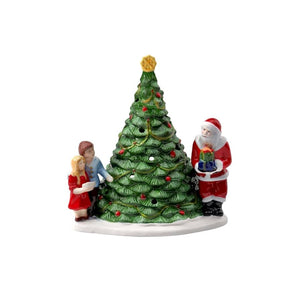 Christmas Toys Santa on Tree in Multi