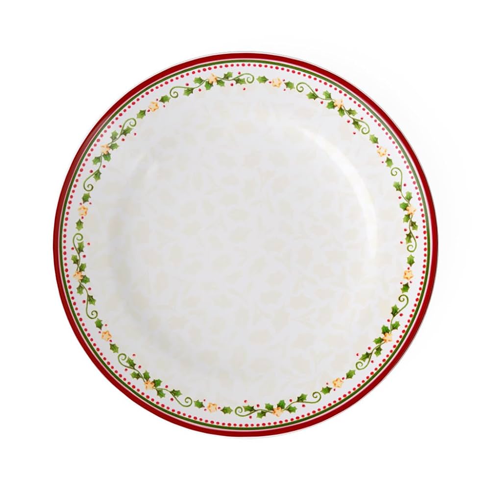 Winter Bakery Delight Flat Plate, Falling Star in Multi