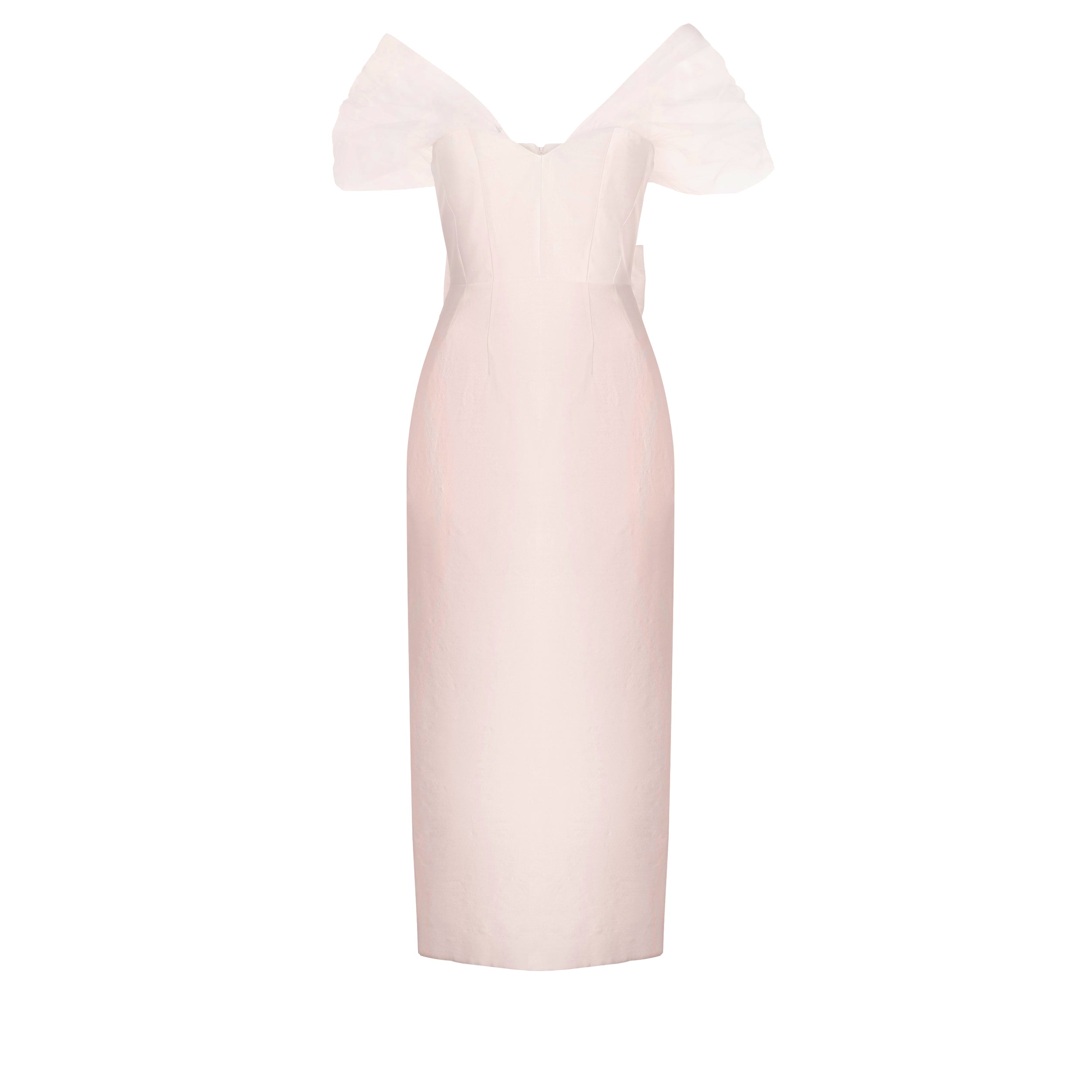 Sylvie Dress in Ballet Pink Silk Wool