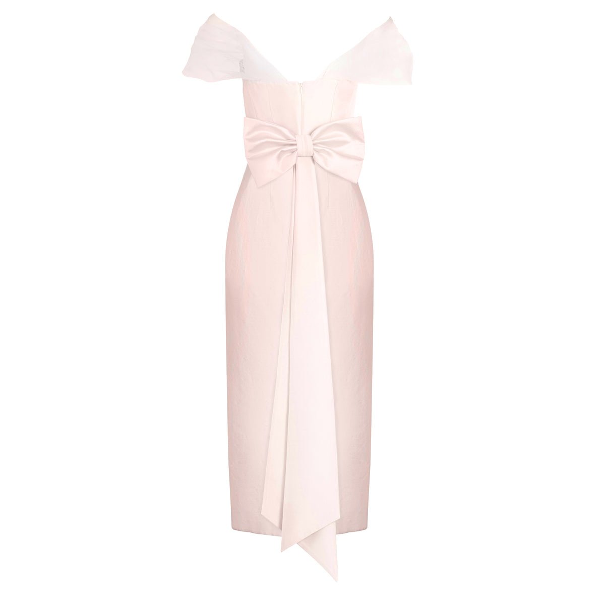 Sylvie Dress in Ballet Pink Silk Wool