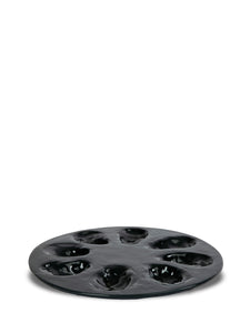 Oyster Serving Plate in Black