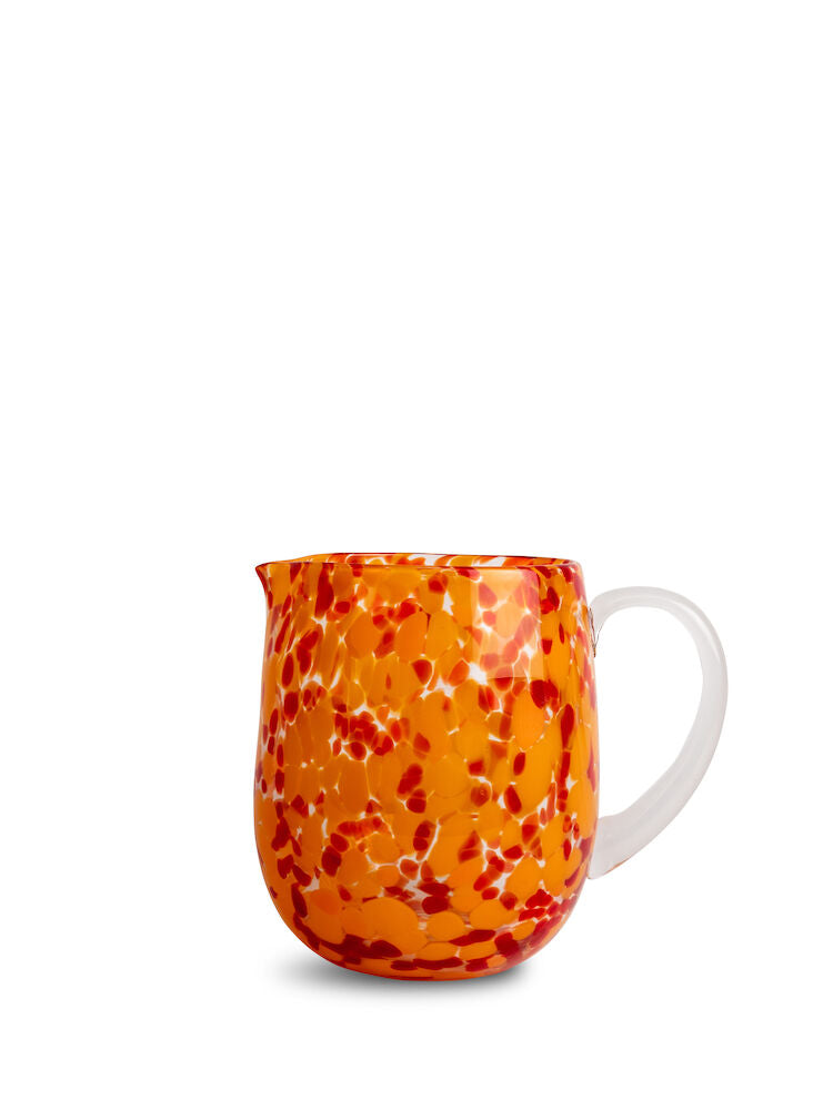 Confetti Pitcher in Red/Orange