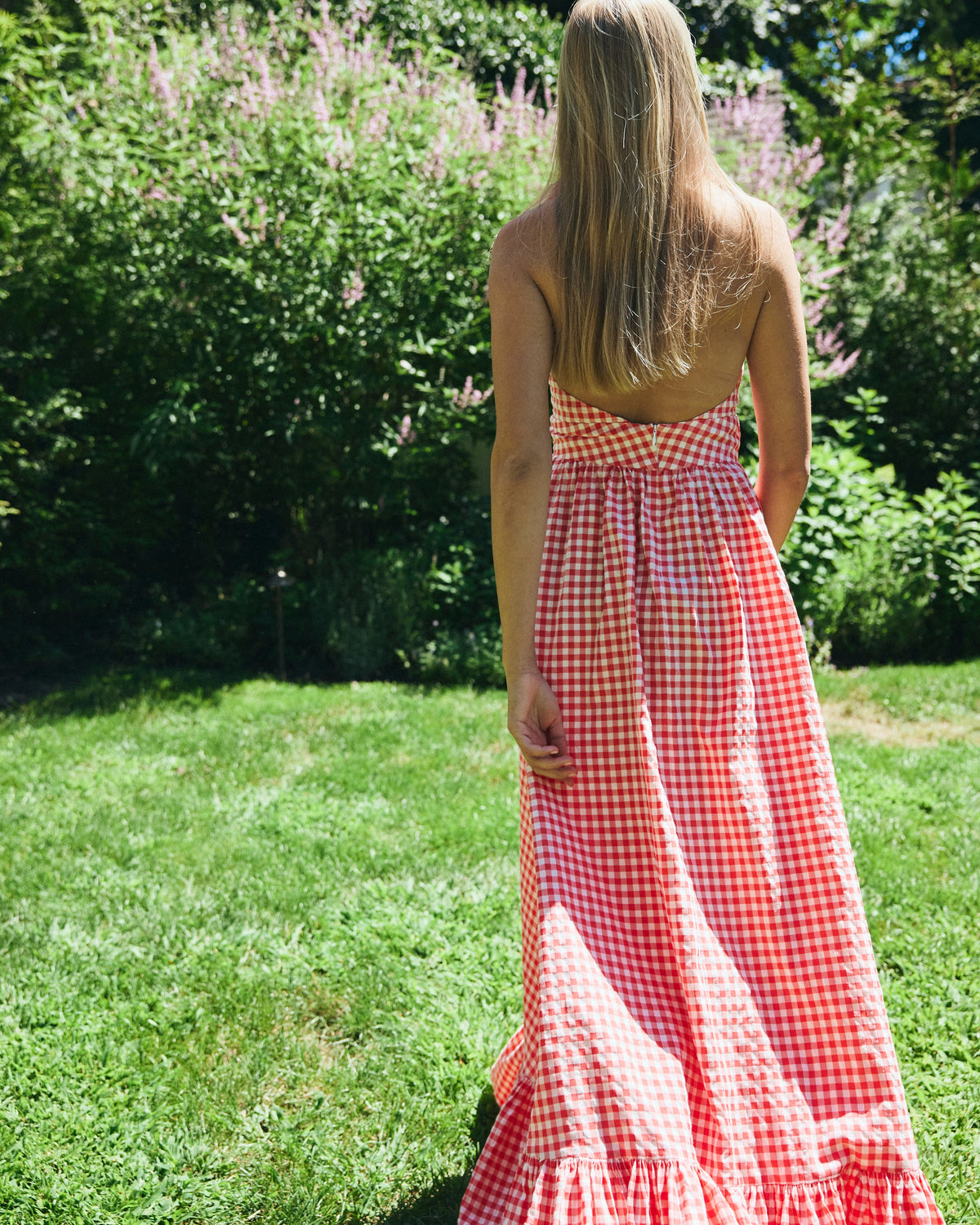 Margot Dress in Red Gingham