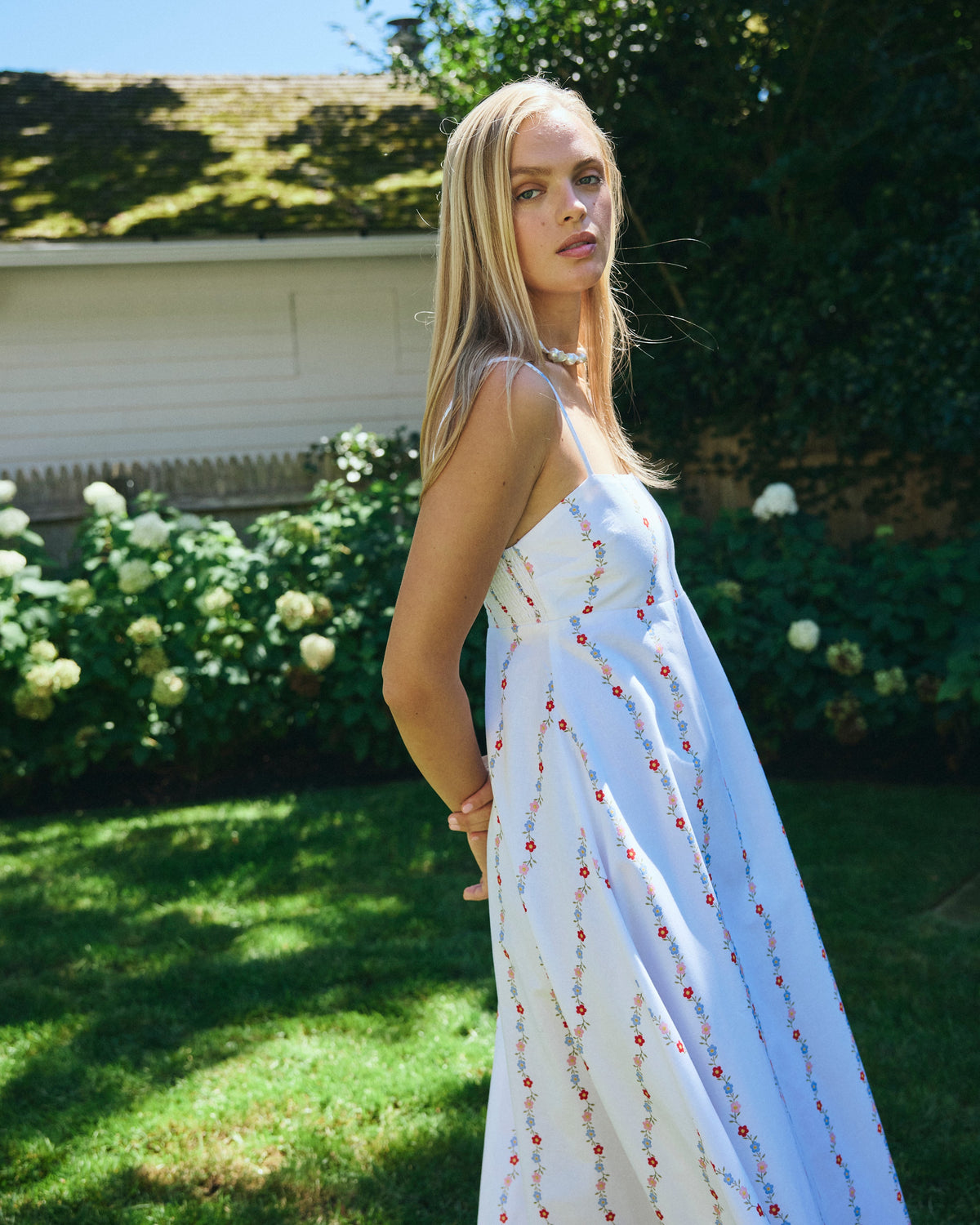 Maeve Dress in Floral Stripe | Over The Moon Maeve Dress in Floral Stripe | Over The Moon