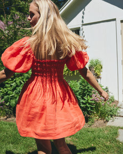 Aisla Mini Dress in Poppy