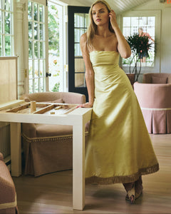 Katherine Dress in Lemon Yellow