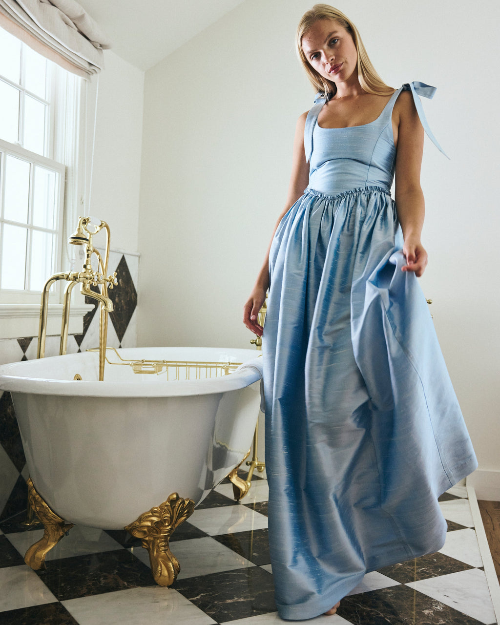 Marie Dress in Powder Blue | Over The Moon Marie Dress in Powder Blue | Over The Moon