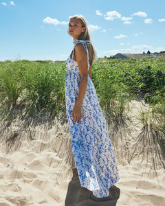 Betsy Dress in Floral Toile