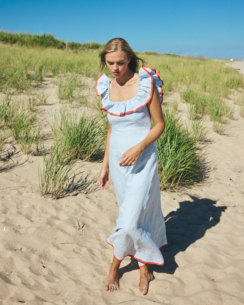 Parker Dress in Light Blue Light Blue / M Parker Dress in Light Blue Light Blue / M