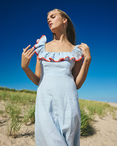 Parker Dress in Light Blue
