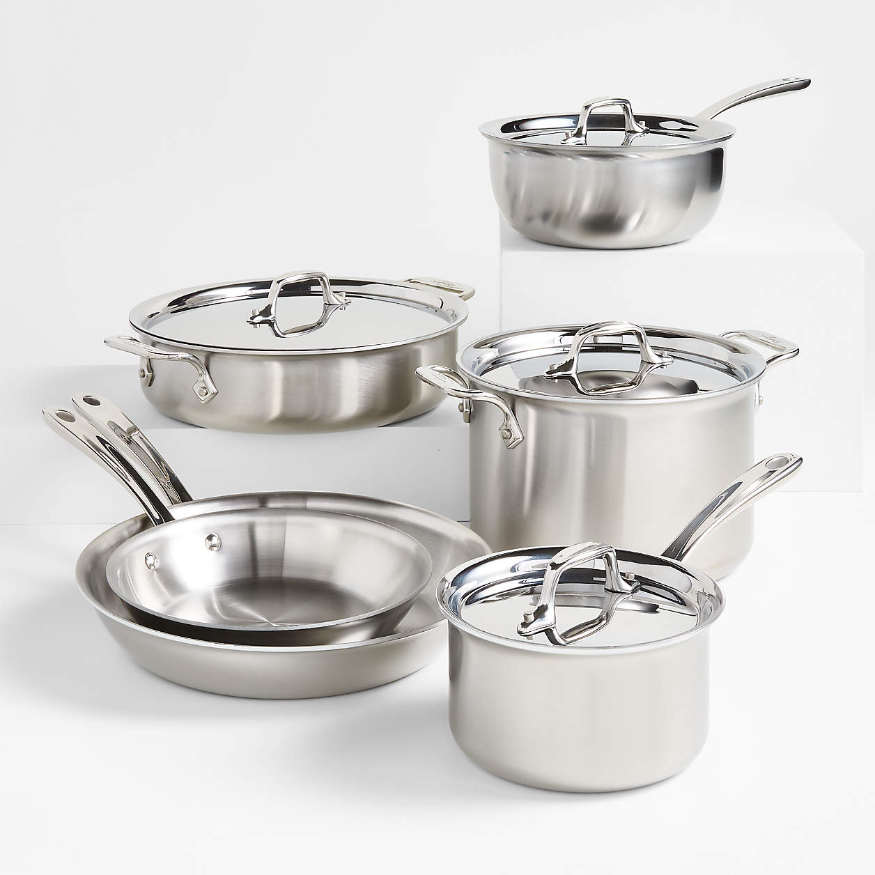 All-Clad ® D3 Curated Stainless Steel 10-Piece Cookware Set