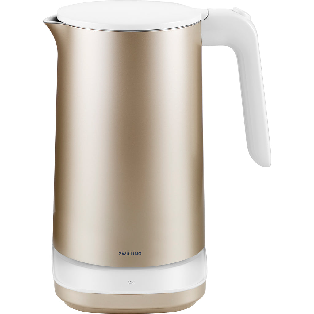 Enfinigy 1.5-Liter Cool Touch Stainless Steel Electric Kettle Pro, Tea Kettle, Gold